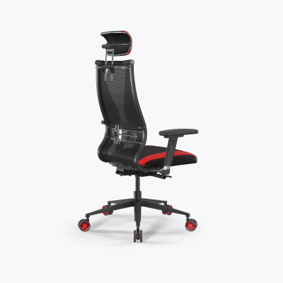 Кресло SynchroSit 10 B2-170D - T+UMF(SY271)+Extra /Kb38/Wh09/D03P/H13mL-Pf-2D(M24.B11.G19.W32) (Черн-Красн)