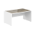 Стол руководителя MST 169 Дуб Базель/Белый
