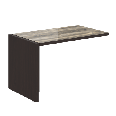 Брифинг-приставка MB 127 Дуб Базель/Венге