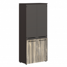 Шкаф комбинированный 854х423х1956 MHC 85.2 Дуб Базель/Венге