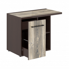 Тумба приставная MCRT 1055L Дуб Базель/Венге