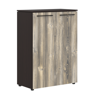 Шкаф с глухими средними дверьми 854х423х1188 MMC 85.1 Дуб Базель/Венге