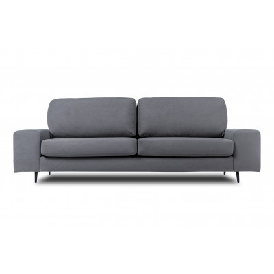 Диван Натали 1 БД, ткань Luma 23 (темно-серый) велюр