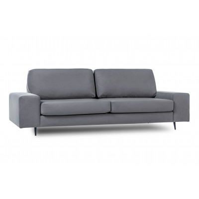 Диван Натали 1 БД, ткань Luma 23 (темно-серый) велюр