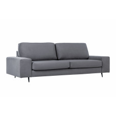 Диван Натали 1 БД, ткань Luma 23 (темно-серый) велюр
