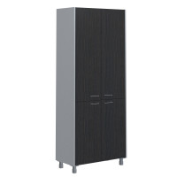 Шкаф с глухими средними и малыми дверьми OHC 87.3 Легно Темный