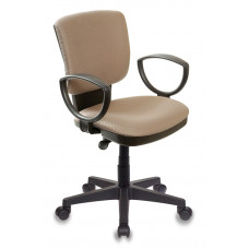 Кресло Бюрократ Ch-626AXSN серый ромбик бежевый V-01 крестовина пластик