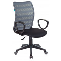 Кресло Бюрократ CH-599AXSN серый TW-32K03 сиденье черный TW-11 крестовина пластик