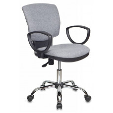 Кресло Бюрократ Ch-626AXSL серый 10-128 крестовина металл хром