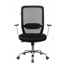 Кресло Бюрократ CH-899SL черный TW-01 сиденье черный TW-11 сетка/ткань крестовина металл хром