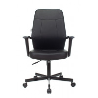 Кресло Бюрократ CH-605 черный искусственная кожа крестовина металл черный