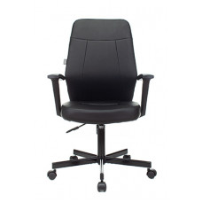 Кресло Бюрократ CH-605 черный искусственная кожа крестовина металл черный