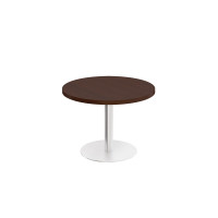 Стол для переговоров круглый на опоре-колонне Премьер ПР 141 ВТ венге темный