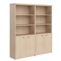 Шкаф высокий 2-х секционный с малыми дверьми RHC 180.5 Бук Тиара