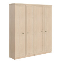 Шкаф высокий 2-х секционный с глухими дверьми RHC 180.1 Бук Тиара