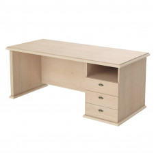 Стол руководителя однотумбовый RDT 168.АR Бук Тиара