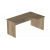 Стол эргономичный угловой левый Р.СКУ-14-Лев, серия Референт, дуб кронберг