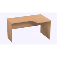 Стол компьютерный угловой правый Р.РС-14-Прав, серия Референт, бук