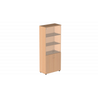 Шкаф для бумаг со стеклом Р.Ш-2СБ бук