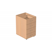 Тумба на 4 ящика без крышки Р.Т-4.3 бук