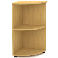 Стеллаж угловой низкий Р.У-3П, серия Референт, бук