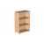Шкаф низкий открытый Р.Шс-1, серия Референт, бук