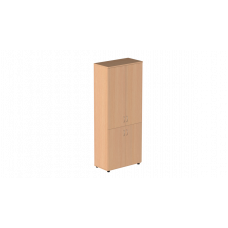 Шкаф для бумаг с 4-я дверями Р.Ш-2Д, серия Референт, бук