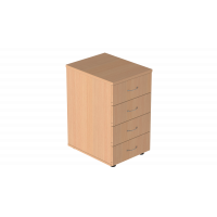 Тумба приставная на 4 ящика Р.Т-4.1 бук