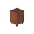 Тумба выкатная с центральным замком на 3 ящика Р.Т-3 зЦ, серия Референт, орех