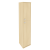 Шкаф офисный высокий узкий правый Стайл Л.СУ-1.8 (R) 412*410*1980 Акация Лорка