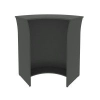 Riva Стойка угловая (радиусный элемент-ХДФ) А.РС-5 ХДФ Антрацит 950*950*1150