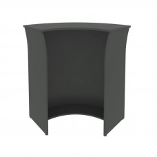 Riva Стойка угловая (радиусный элемент-ХДФ) А.РС-5 ХДФ Антрацит 950*950*1150