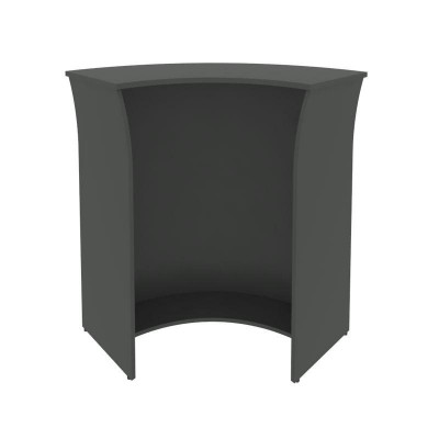 Riva Стойка угловая (радиусный элемент-ХДФ) А.РС-5 ХДФ Антрацит 950*950*1150