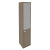 Шкаф офисный высокий узкий правый Стайл Л.СУ-1.2 (R) 412*410*1980 Вяз Благородный