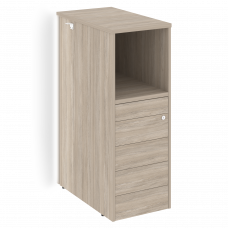 Onix Тумба с подсветкой 5 ящиков TIP-ON, проходная средняя O.R-TV-5 TIP.S Дуб Аттик 436*767*1185