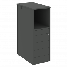 Onix Тумба 5 ящиков TIP-ON проходная, средняя O.R-TV-5 TIP Антрацит 436*767*1185