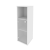 Шкаф офисный средний узкий левый Стайл Л.СУ-2.2 (L) 412*410*1215 Белый
