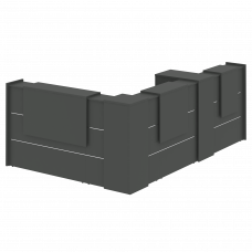 Onix Ресепшн O.R-K-30 Антрацит 2168*3151*1187