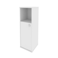 Style Шкаф средний узкий левый Л.СУ-2.1 (L) Белый 412*410*1215