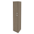 Шкаф офисный высокий узкий левый Стайл Л.СУ-1.8 (L) 412*410*1980 Вяз Благородный