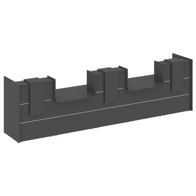 Onix Ресепшн O.R-K-20 Антрацит 4530*766*1187