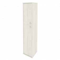 Style Шкаф высокий узкий левый Л.СУ-1.8 (L) Дуб Наварра 412*410*1980