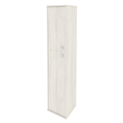 Style Шкаф высокий узкий левый Л.СУ-1.8 (L) Дуб Наварра 412*410*1980