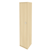 Шкаф офисный высокий узкий левый Стайл Л.СУ-1.9 (L) 412*410*1980 Акация Лорка