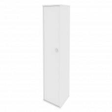 Style Шкаф высокий узкий левый Л.СУ-1.9 (L) Белый 412*410*1980