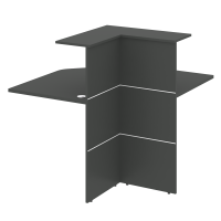 Onix Модуль угловой внутренний высокий правый O.R-MU.VNU (R) Антрацит 1195*1195*1160