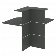 Onix Модуль угловой внутренний высокий правый O.R-MU.VNU (R) Антрацит 1195*1195*1160