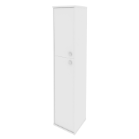 Style Шкаф высокий узкий левый Л.СУ-1.8 (L) Белый 412*410*1980