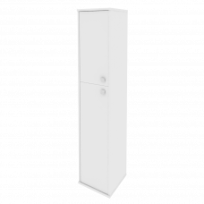 Style Шкаф высокий узкий левый Л.СУ-1.8 (L) Белый 412*410*1980