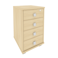 Style Тумба подкатная 4 ящ. с фолдингом Л.ТМ-4F Акация Лорка 420*450*714